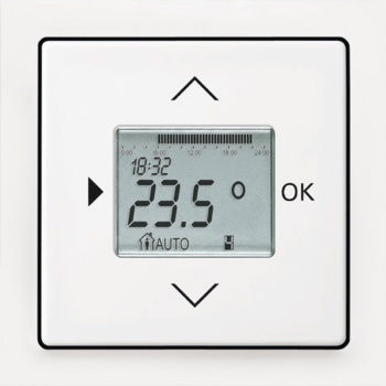 future linear biały studyjny: Termostat pokojowy / termostat podłogowy z programatorem tygodniowym