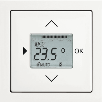 future linear biały matowy: Termostat pokojowy / termostat podłogowy z programatorem tygodniowym