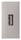 N2155.8 PL^Gniazdo USB-1M, srebrny