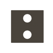 N2221.2 AN^POKRYWA PRZYCISKU 1/2 KNX -KNX-ANTRACYT, antracyt