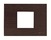 N2472 WG^Ramka 2 moduły, drewno wenge