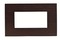 N2474 WG^Ramka 4 moduły, drewno wenge